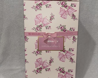 Stanley x LoveShackFancy Beaux Pink 40oz LSF Cup Factory Sealed
