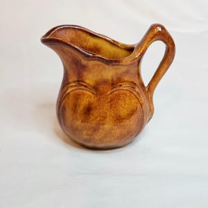 Vintage Niloak small creamer pitcher, 1940s