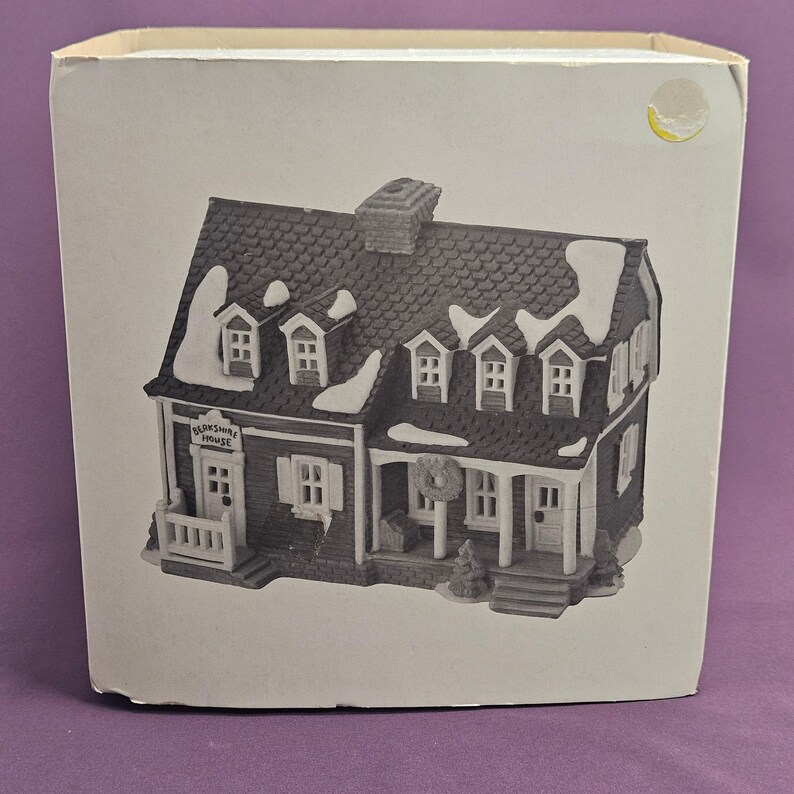 Berkshire House, Department 56 New England Village Series, original blue, #5942-0 image 2