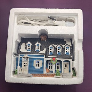 Berkshire House, Department 56 New England Village Series, original blue, #5942-0 image 4