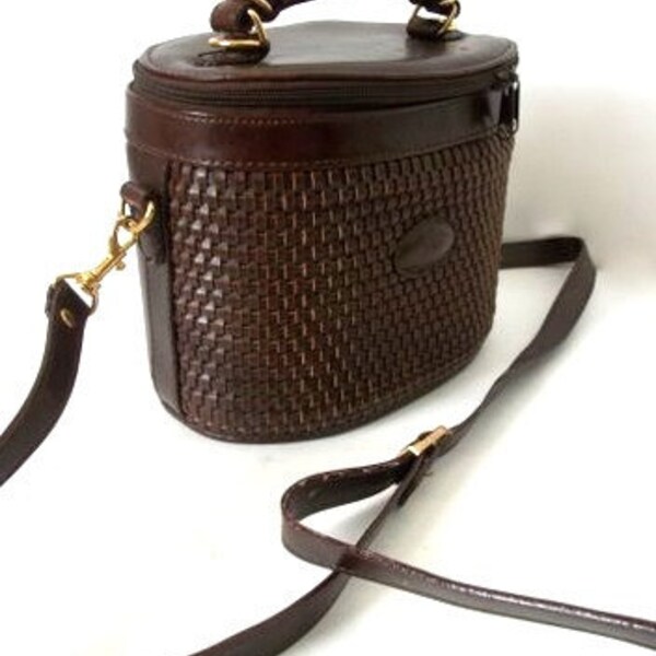 Vintage Chocolate Brown Satchel