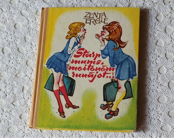 Vintage Latvian Book, Between Us Girls Talking, 1984 USSR