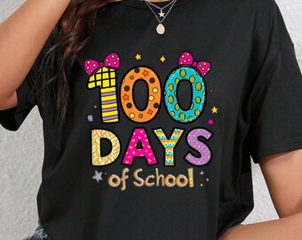 100 Days of School PNG, 100 Days of School Coquette PNG, Teacher 100 Days PNG, 100 Days Png, 100 Days Shirt Design, Glitter 100 Days