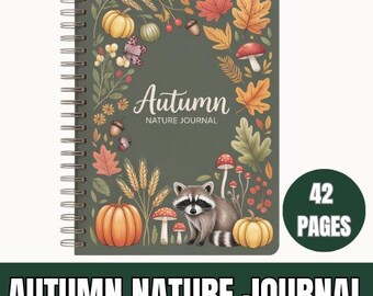 Autumn Nature Journal for Kids, Homeschool Printable (Instant Download)