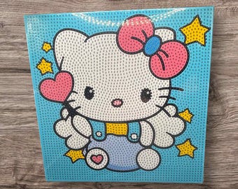 5D DIY マイ ダイヤモンド アート (ホラー ハロー キティ