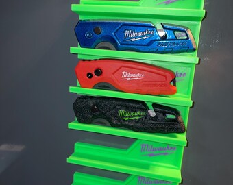 Milwaukee Fastback Knife Display Rack - Magnetic Mounted