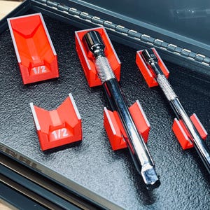 Extension Holders - Magnetic Tool Organizer - Toolbox Storage