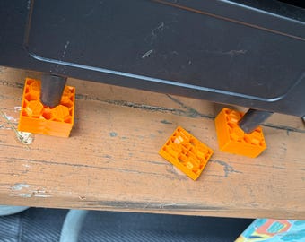 Mini Camper RV Leveling Block Set - Portable Blackstone Griddle / Camp Stove Leveler / RV Keychain