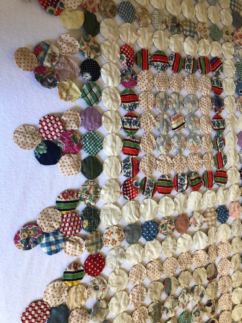 Vintage Quilt / Popcorn or Yoyo Pattern Etsy