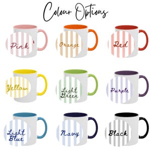 Boy Mum Club Ceramic Mug - New Boy Baby Shower Gift - Blue Stripe Coffee/Tea Cup image 11