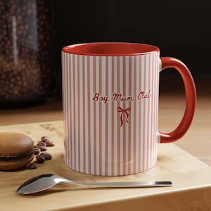 Boy Mum Club Ceramic Mug - New Boy Baby Shower Gift - Blue Stripe Coffee/Tea Cup image 5