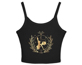 Camiseta sin mangas Dragon Dragonrider, diseño fantástico inspirado en libros, camiseta de tirantes finos para mujer, prenda de moda veraniega