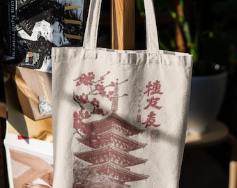 Japanese Kanji Art Tote Bag