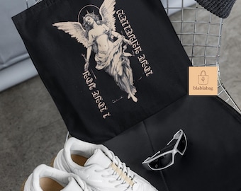 Vintage Angel Cherub Tote Bag