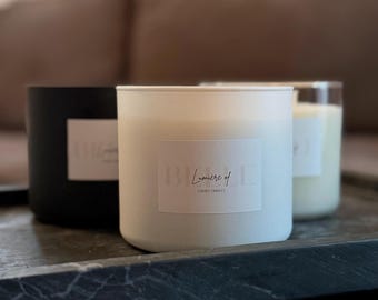White Orris & Sandalwood | Hand-poured Soy Candle | 14.5 oz.