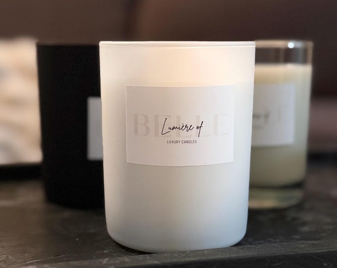 White Orris & Sandalwood | Hand-poured Soy Candle | 9 oz.