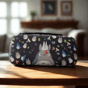 Totoro Switch 2 Case – Nintendo Switch 2 Carrying Case – Anime Hard Shell Switch 2 Travel Cover – Console Protector
