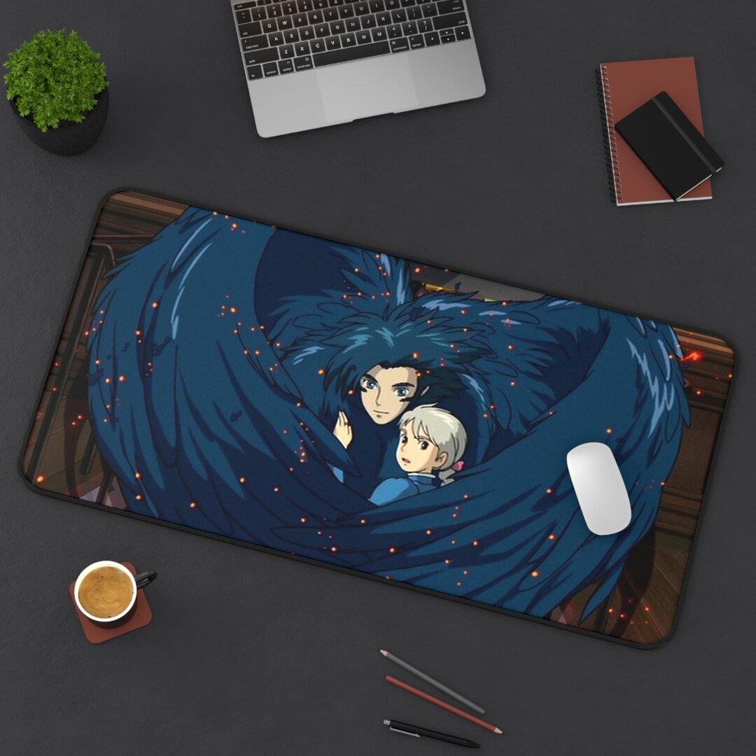 Howls Moving Castle Howl & Sophie Dark Form Desk Mat | Howls and Sophie ...