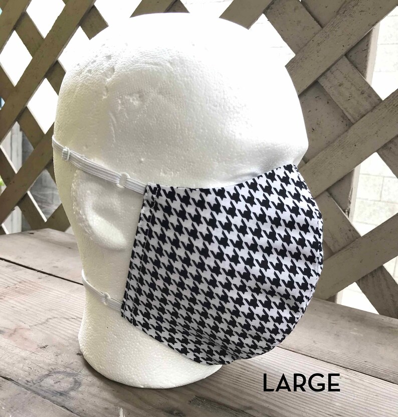 Reusable Face Mask Adjustable Head Straps Elastic Around Etsy