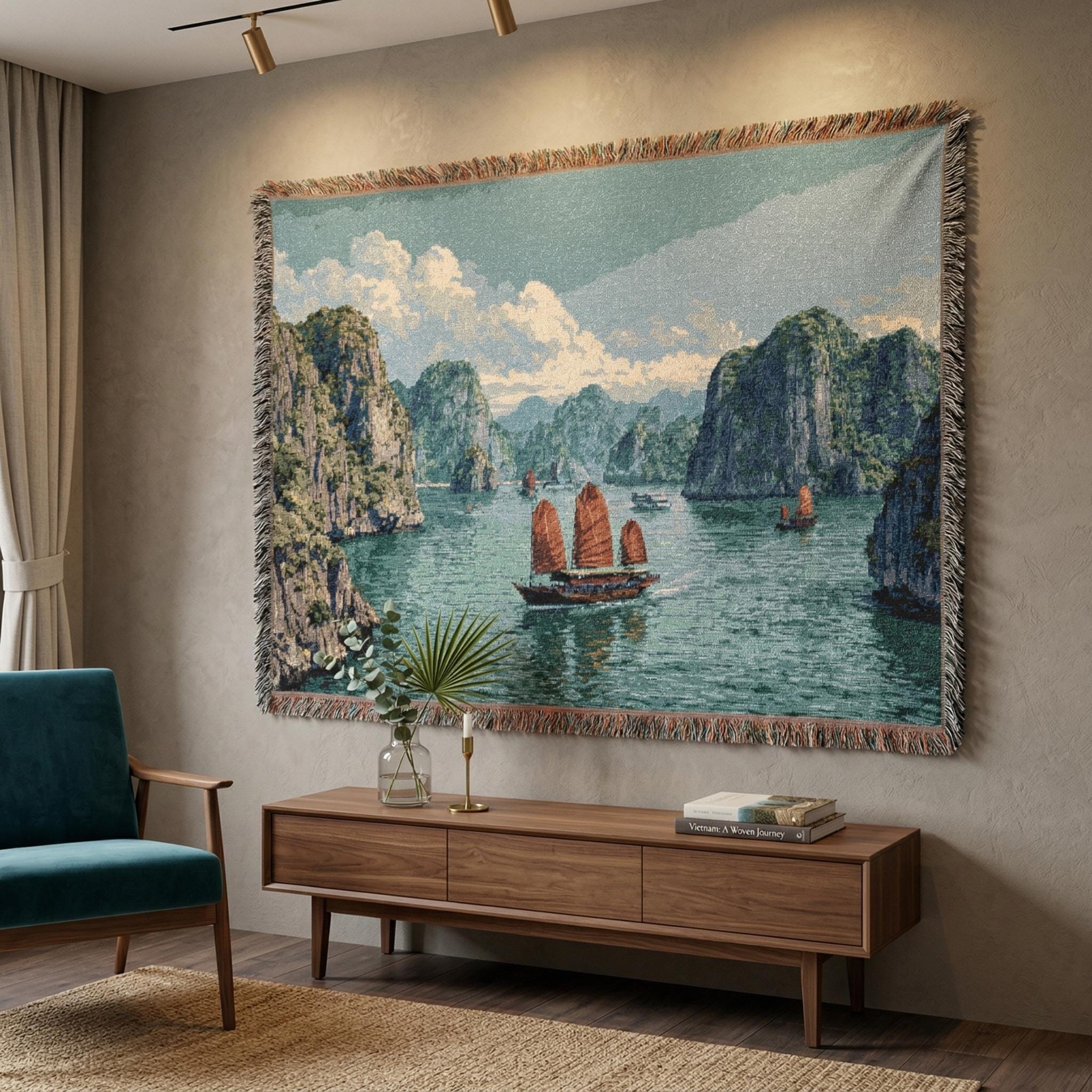 Vietnamese tapestry - Etsy 日本