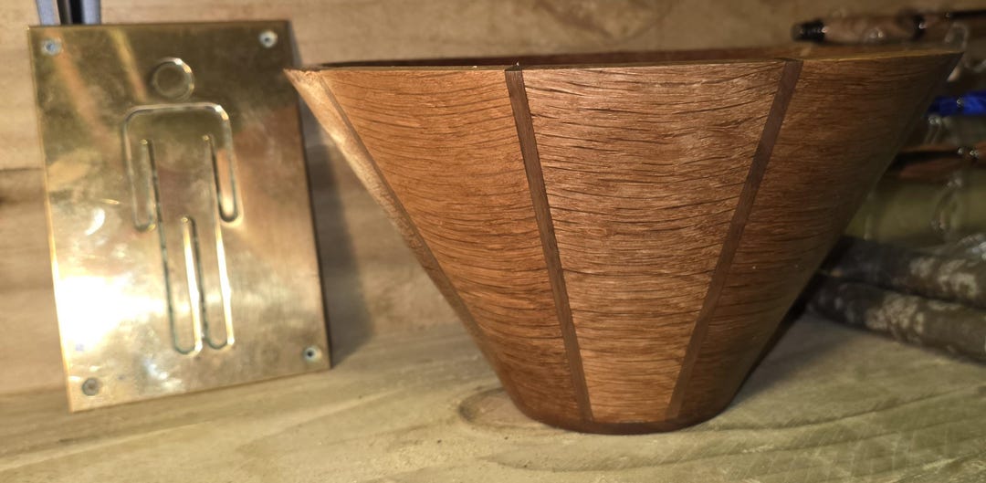 Handcrafted Wooden Staved Bowl - Etsy