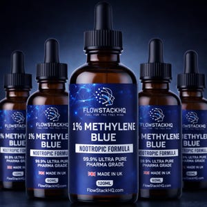 Methylene Blue: 99.9% Ultra-Pure UK Crafted Solution (120 ml)