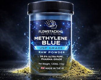 USP Grade Methylene Blue Powder – 99.9% Ultra Pure, UK Crafted