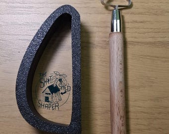 Pottery Mug Handle Making Kit, Repeat the same handle