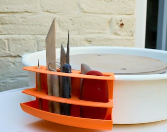 Pottery Wheel Tool Holder for Shimpo and Brent; Tool Caddy; Pottery Wheel Accessories; Tool Organiser