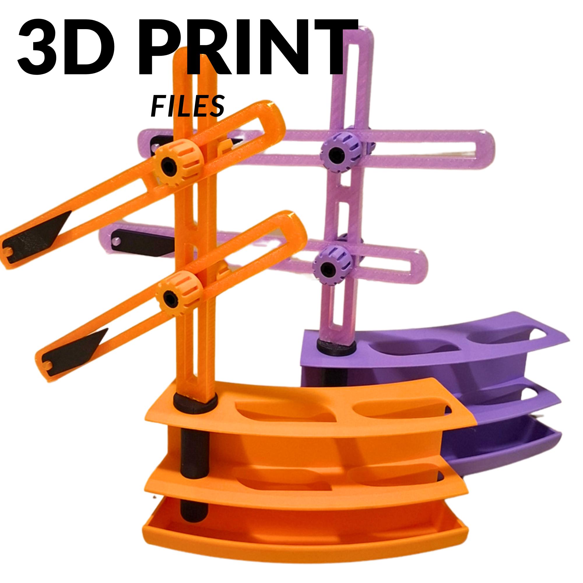 3D printing files for The Pottery Throwing Gauge and Tool Holder