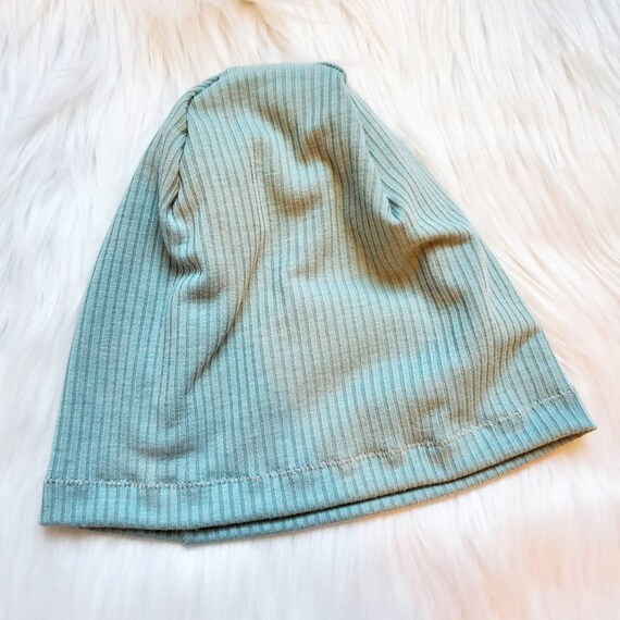Sage Green Hat Rib Knit Hat Bow Hat Slouchy Beanie Winter Etsy