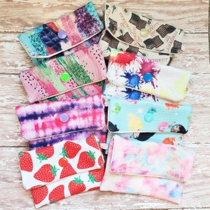 Keychain pouch, keychain wallet, small pouch, new driver gift, birthday gift for her