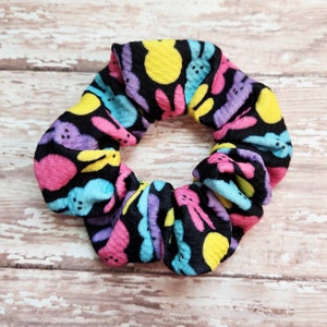 Bunny scrunchies, Easter scrunchies, Easter basket gift for girl, hair accessories, hair ties