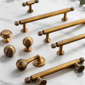 Antique Brass Ball Cabinet Knob/French Style Furniture Hardware/Dresser Knobs Handles/Wardrobe Handles/Drawer Pulls/Kitchen Cabinet Pulls