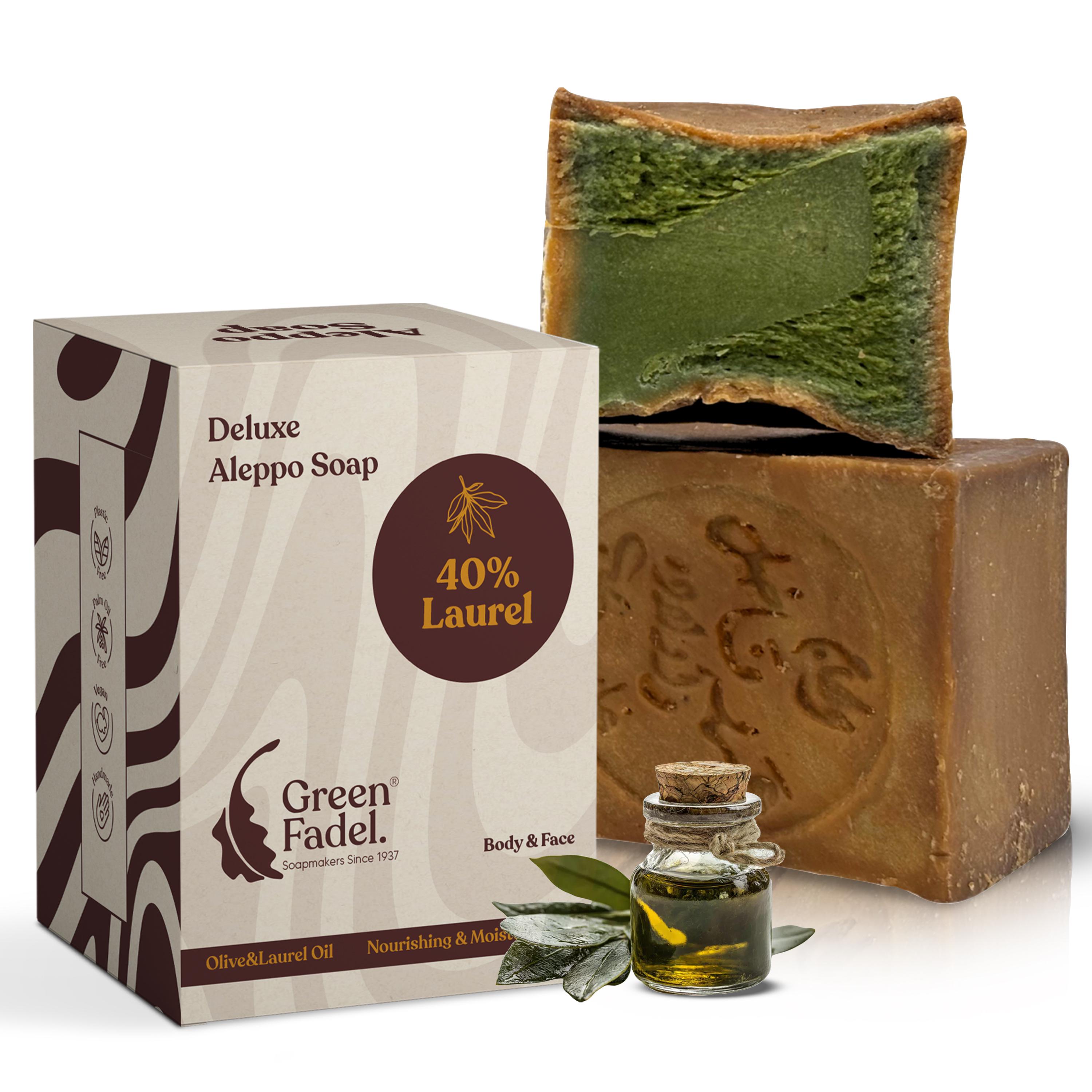 Savon D'Alep Authentique 99% Huile D'olive - Sans Huile De Palme - 190g - Naturel Pour Peau Sensible