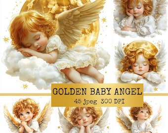 Ángeles navideños vintage • Acuarela navideña 46 JPEG DESCARGA DIGITAL