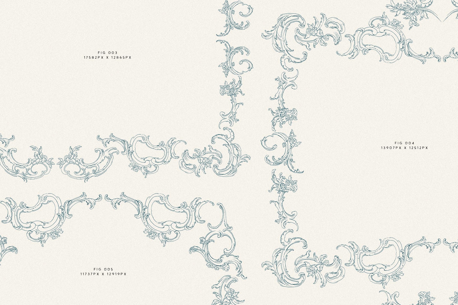 Baroque Borders and Clipart: Vintage Ornate Design Elements (SVG & PNG ...