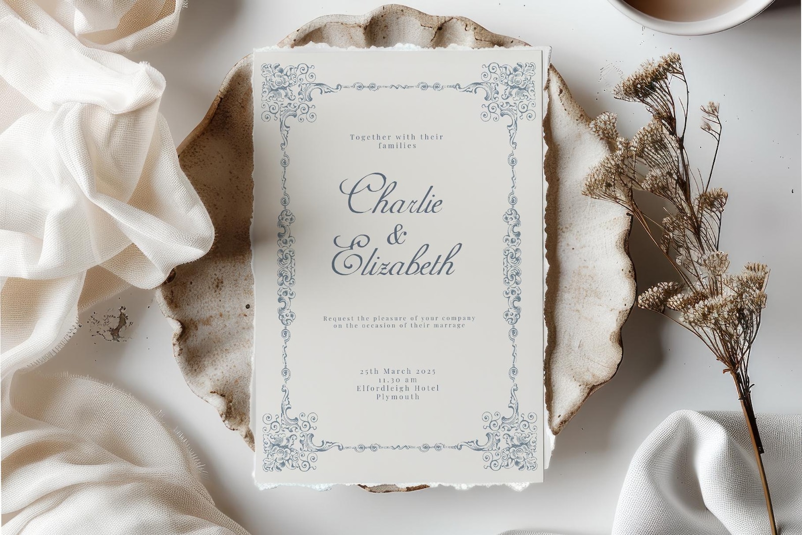 Baroque Borders and Clipart: Vintage Ornate Design Elements (SVG & PNG ...