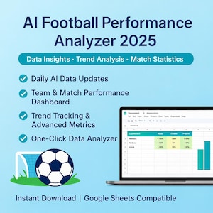 Predittore di scommesse sul calcio AI 2025 / 3 biglietti e suggerimenti giornalieri per il calcio (strumento Fogli Google)