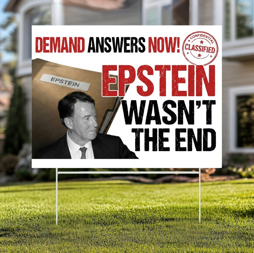 Epstein Files Yard Sign, Demand Answers Political Protest Decor ...