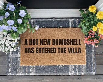 A Hot New Bombshell Has Entered The Villa Doormat, Home Doormat, Housewarming Gift