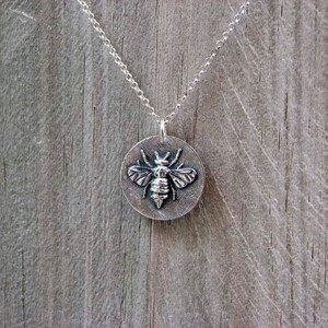 Queen Bee Solid 925 Sterling Silver necklace