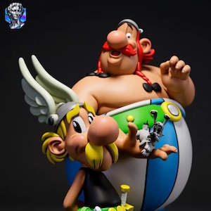 Statue Obélix En Résine – Parc Astérix, Figurine Astérix, Collection