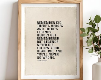 Sandlot Quote Flag, Nursery Wall Decor, Boys Baseball Bedroom Decor, Wall Art Pennant Banner, Kids Room Decor, Kids Room Decor
