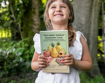 Children's Emotions Book for Ages 4–7 – Fruits & Emotions | Educational Coloring Book | Emotions Activities | Printable PDF | Montessori