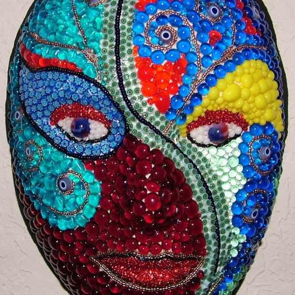Swirl Mosaic Mask