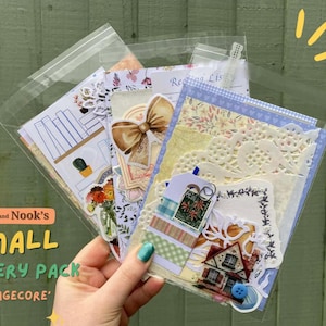 Small Mystery Junk Journal Pack | Cottagecore | Minimum 20 pcs per pack