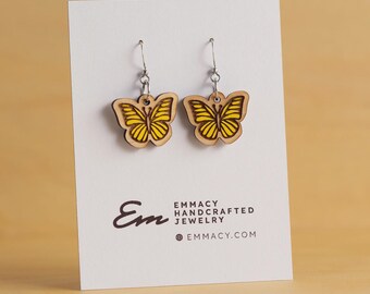 Flutter & Flourish – Butterfly Dangle Earrings