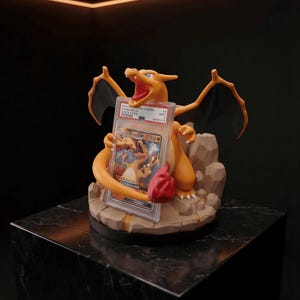 Charizard-Ständer für bewertete Karte - Actionfigur