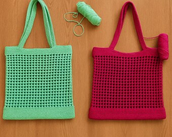Crochet Tote Bag | Made to Order | 100% Cotton